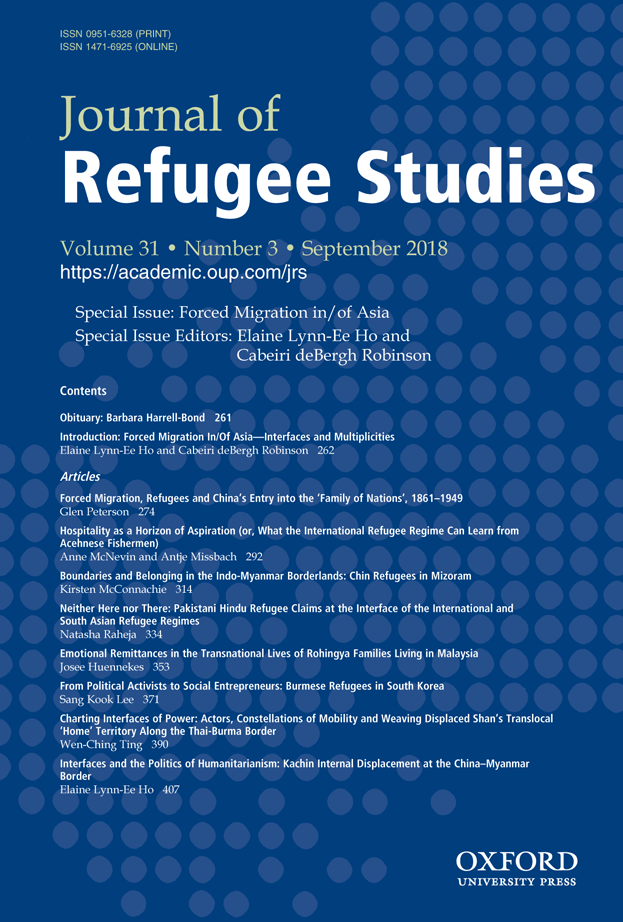 journal of refugee studies