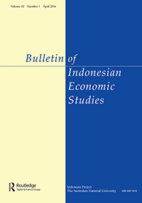 cover bulletin for indonesian economic studies